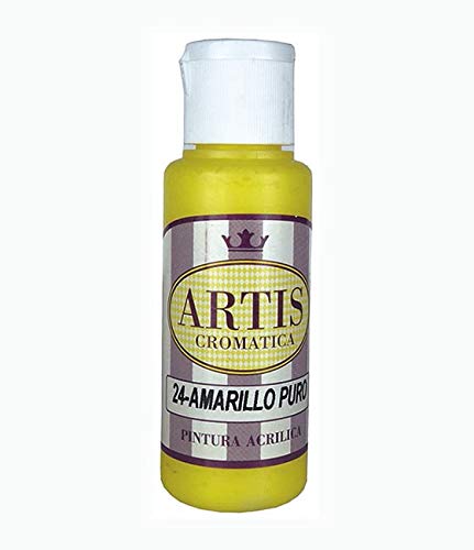 Dayka Trade PINTURA ACRÍLICA ARTIS CROMÁTICA 60 ML AMARILLO PURO