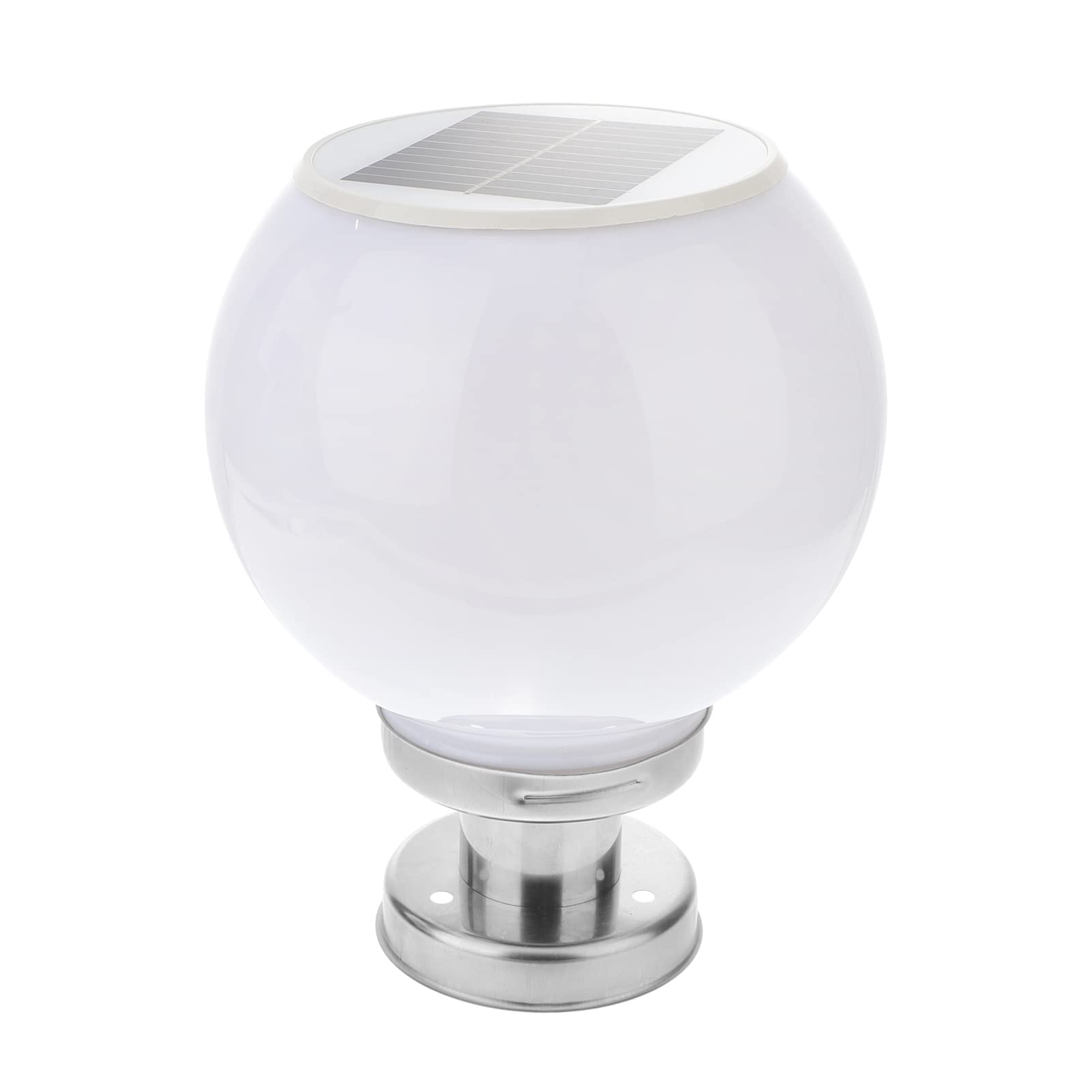 Luxshiny Lámpara Solar De Jardín Luz De Columna Exterior Para Decoración De Patios y Cercas Iluminación Cálida Fácil Instalación y Carga Solar Para Balcones y Áreas Al Aire