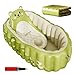 Vasca da bagno portatile per bambini, pieghevole, per piscina, doccia, per bambini, casa, viaggi, campeggio, vacanze, spiaggia, bagno e feste immagine