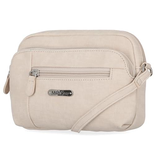 MultiSac Womens Mini Dynamic Crossbody Bag Cream Heirloom