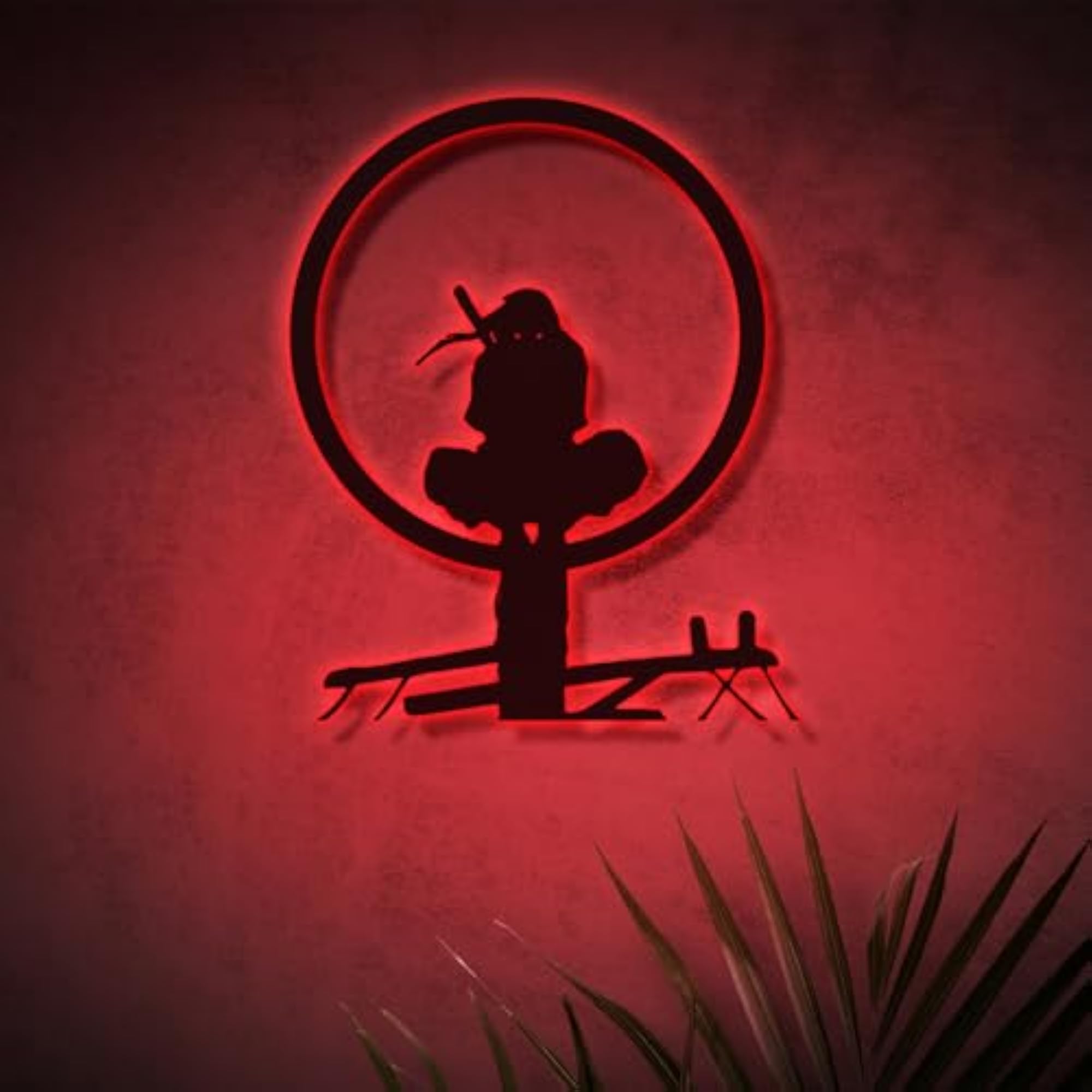 Wooden Light Backlit Wall Art, Anime Character LED Decor