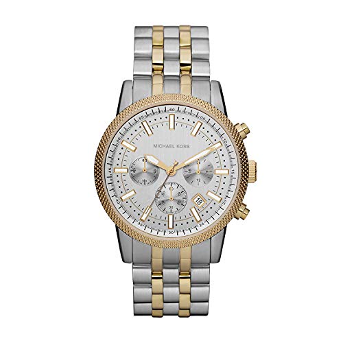 Michael Kors Men's Hutton Chronograph Two-Tone Stainless Steel Watch MK8238