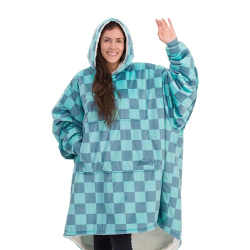THE COMFY Original | Sherpa Lined Microfiber Fleece Wearable Blanket,