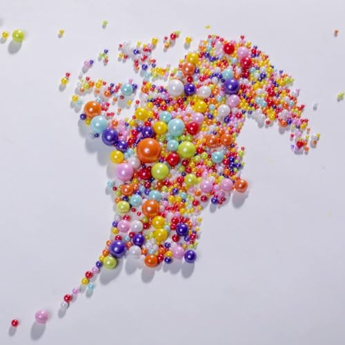 Jamboreee Multicolor Cake Sprinkles – Edible Sugar Pearls Mix for Cake Decoration, Cupcakes, Desserts & Baking – 100g Jar