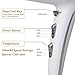 Lightweight Professional Ionic Hair Dryer CONFU 1875W Fast Drying Quiet Blow Dryer with 2 Speed 3 Heat Cool Setting Nozzle Diffuser Hairdryers Bag ETL Certified White