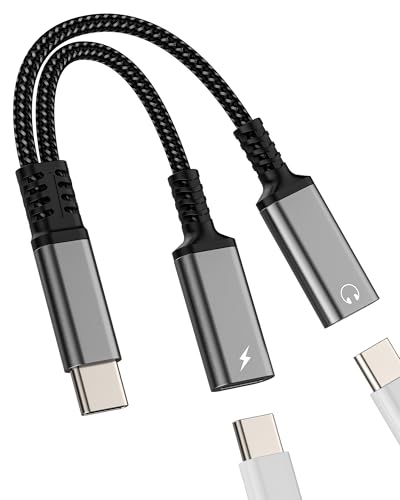 USB CXvb^[ Type C wbhzA_v^[ 2C1 iPhone 16 15 Pro Max DAC I[fBI[dP[u Samsung Galaxy iPad Air 4p fA|[ghO[dCz AUXRlN^Ή