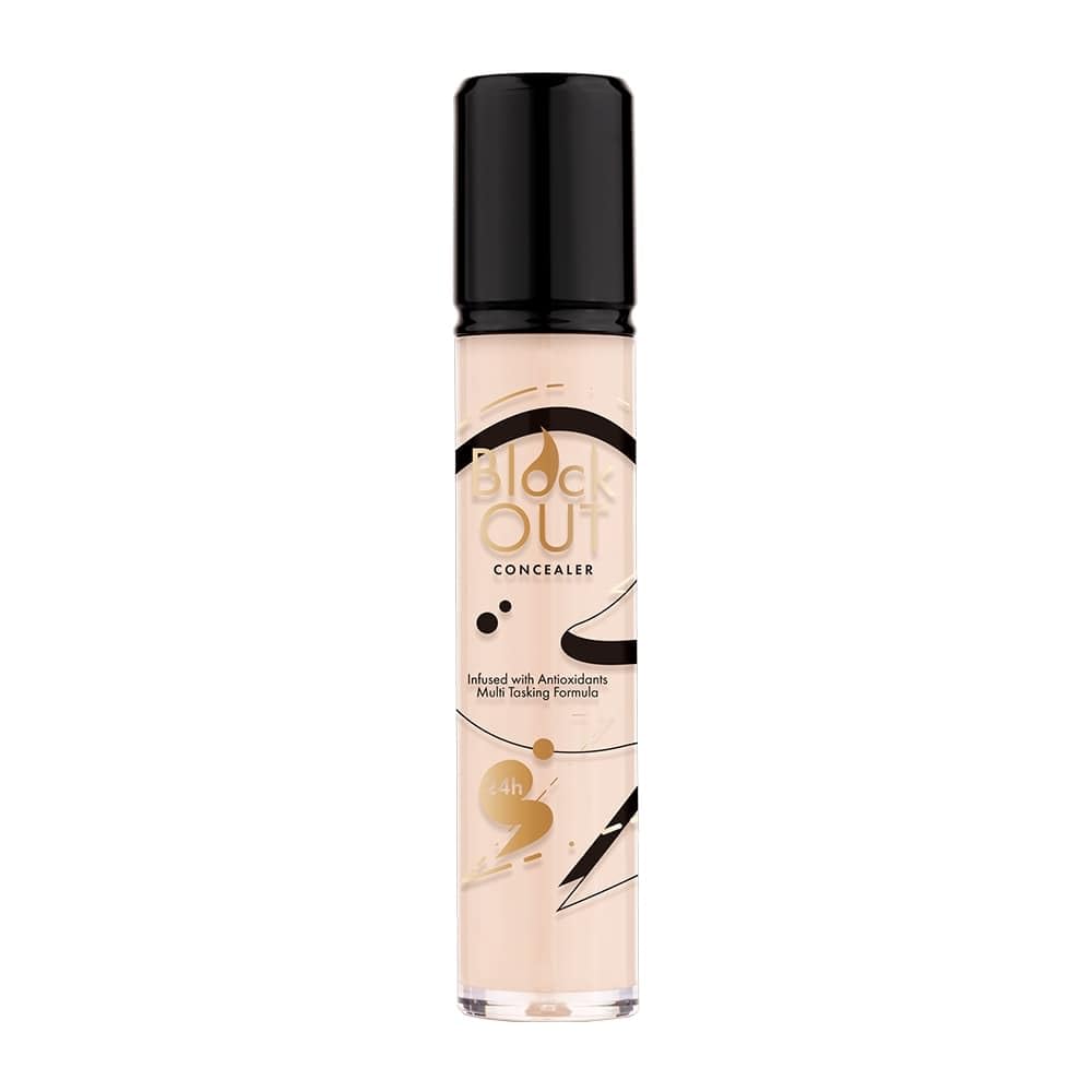 Character Block Out Concealer - 24H Waterproof Full Coverage | Matte Finish, Lightweight & Blendable Formula | Covers Dark Circles, Spots, Blemishes | For All Skin Types (Chantilly - 005)