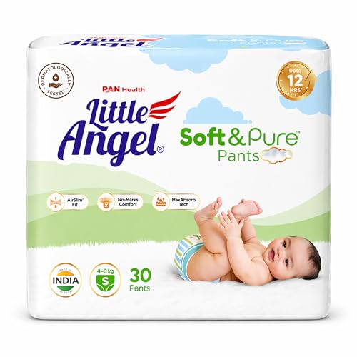 Little Angel Soft & Pure Baby Diaper Pants | 12 Hours Absorption ...