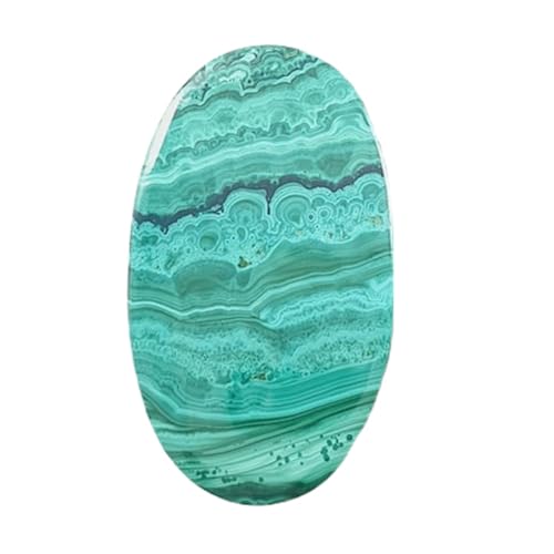 Malachite naturelle 23x13x4mm pierre gemme cabochon en vrac pour fabrication de bijoux DIY