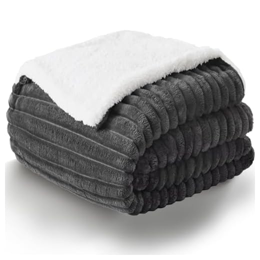 WAVVE Sherpa Franela Reversible para Cama 90, Manta Polar Con Cordón para Sofá, Borreguito Gruesa, Suave, Caliente, Transpirable para Invierno (Gris, 150 x 200 cm)