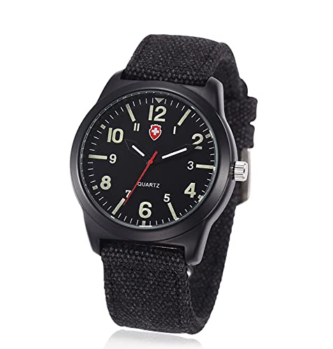 Image of Gosasa Unisex Military Watches Sport Textile Nylon Strap Stylish Men Watch Luminous Fashion Watches Analog Display Quartz Waterproof Casual Wristwatch