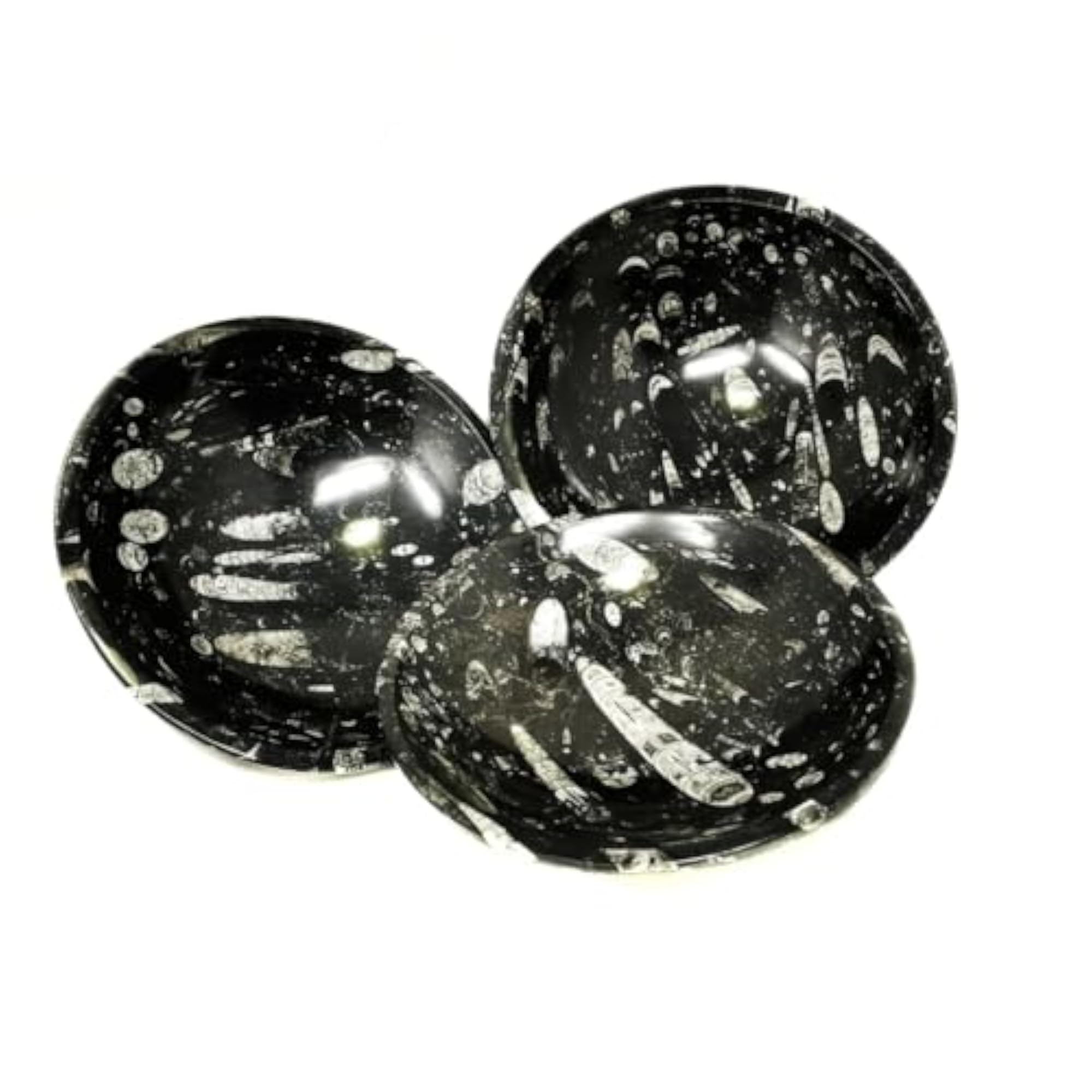Natural Orthoceras Kuber Crystal Bowl for Prosperity
