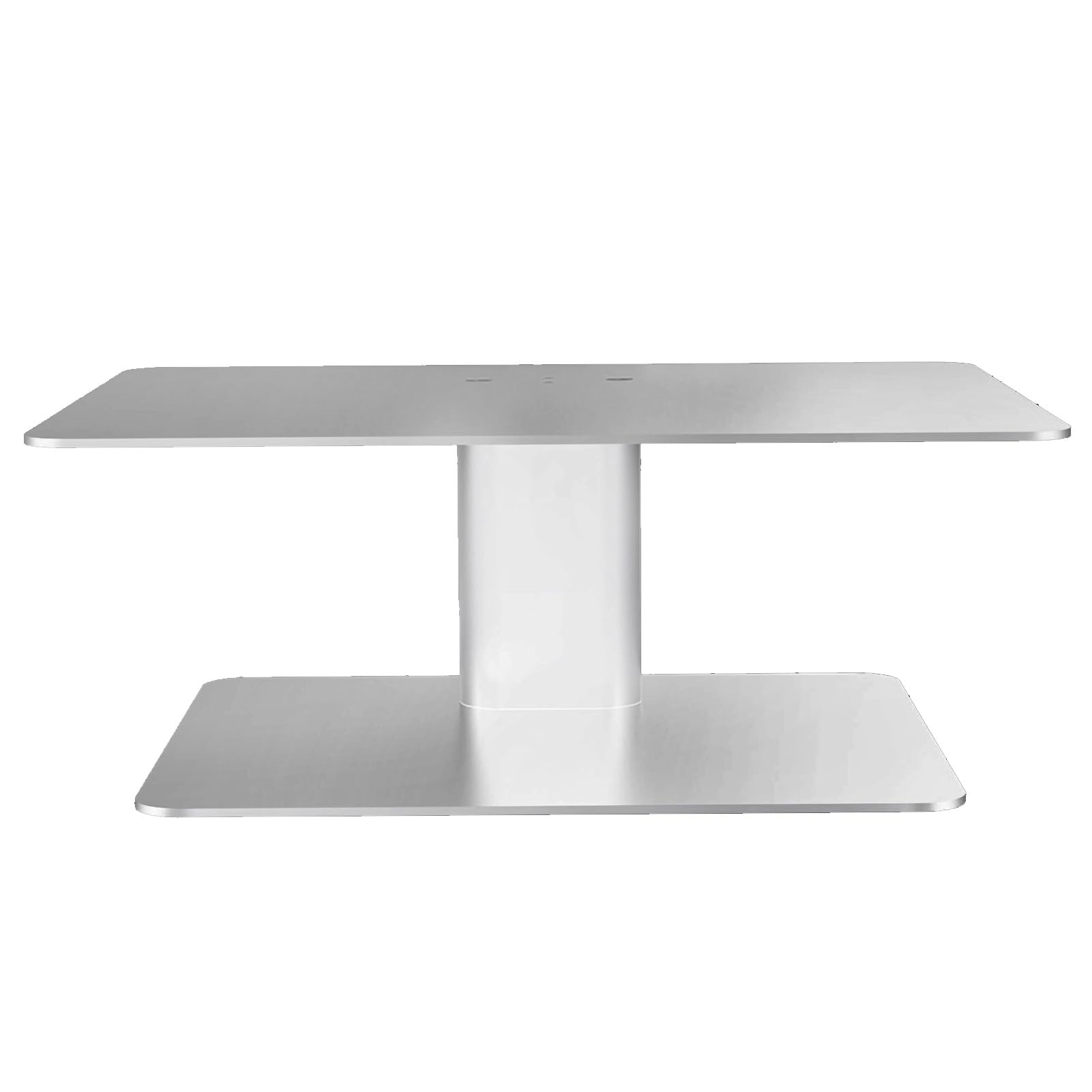 Generic Solidna, Ergonomiczna Podstawka Pod Monitor Komputerowy, Podstawka Pod Monitor o Regulowanej Wysokości łagodząca Ból Szyi i Ramion, Ergonomiczna Konstrukcja Zapewniająca Komfortowe (SILVER)