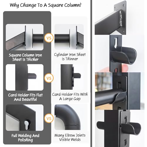 Support mural réglable pour rouleaux de tissu en acier durable d'atelier