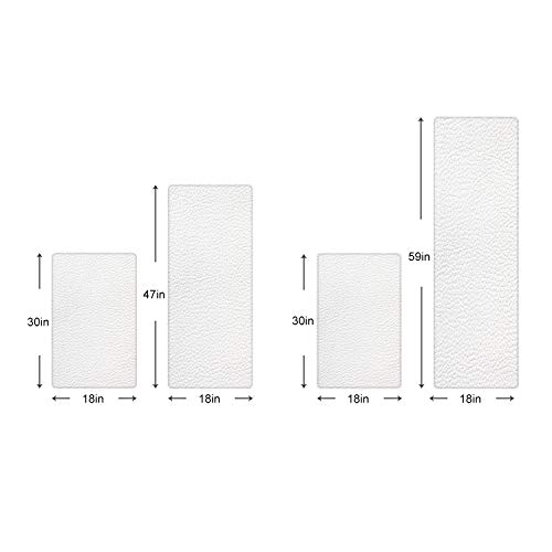 Leather Kitchen Rugs And Mats,Pvc Waterproof & Non-Slip Kitchen Rug Set Wildlife Animal Tiger Green Topical Palm Leaf Cushioned Anti Fatigue Comfort Mat Standing Rug For Kitchen Floor Laundry #TOP5