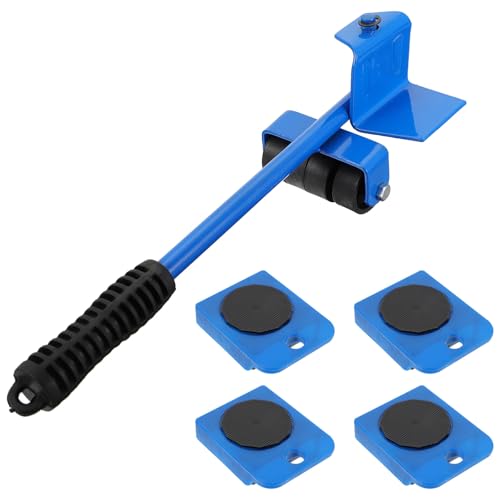 Deslizadores de hierro azul para muebles: juego de elevación resistente de 5 piezas para 150kg