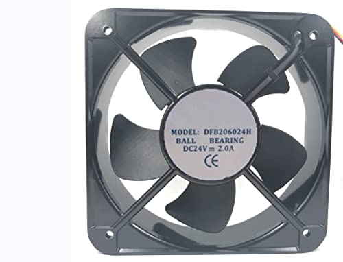 Ventilateur de refroidissement 24V grand débit d'air format 20060 puissant