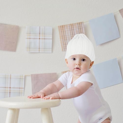 LIFKOME Newborn Hats for Girls Knit Cap Winter Hat Soft Acrylic Fiber Beanies Neon2
