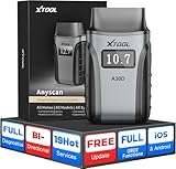 XTOOL A30D OBD2 Auto Diagnostica Wireless BT con 19+ Resets, Contrôle Bidirectionnel/Test Attivi e Lettura Codici Errore per Tutti i Sistemi, CAN FD, Compatibile con Android e iOS, Inglese Predefinito