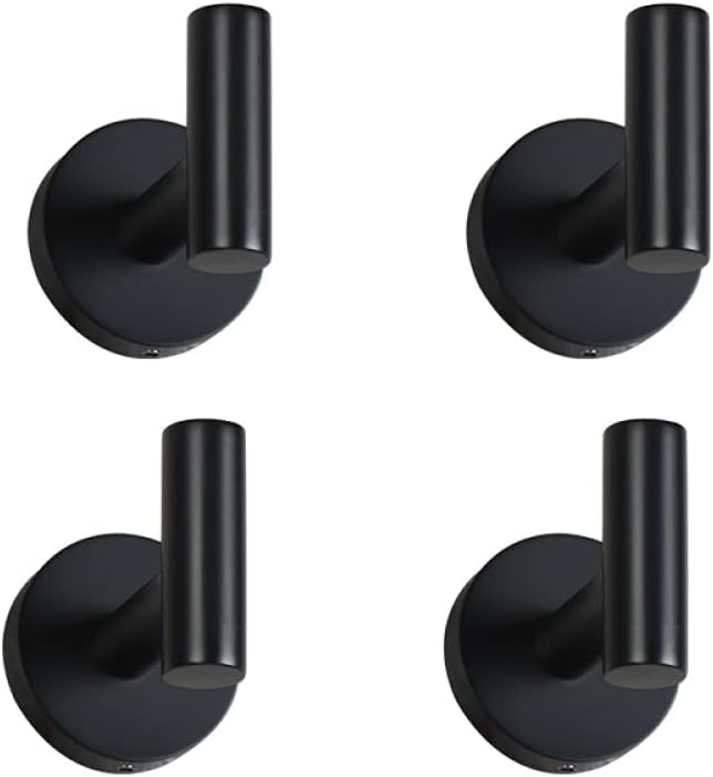 Black Color Bathroom Hardware Accessories Towel Holder Bar Toilet Paper Holder Towel Ring Robe Hook Round,Towel Ring,China