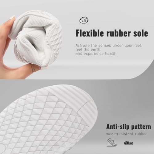 Mens Zero Drop Barefoot Shoes Slip On Walking Shoes Anti Slip Lightweight Mesh Minimalist Breathable Casual Sneakers3