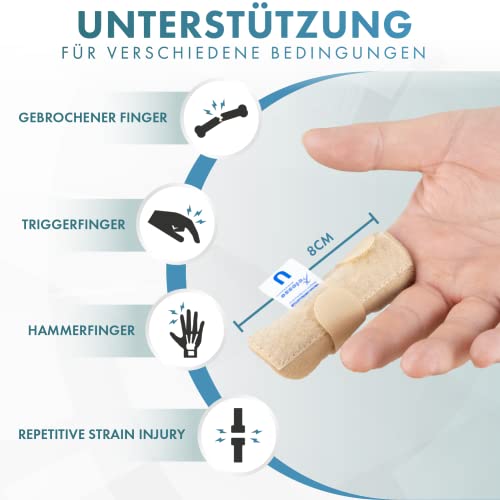 Fingerschiene Actesso Neopren zur Linderung von Fingerverletzungen