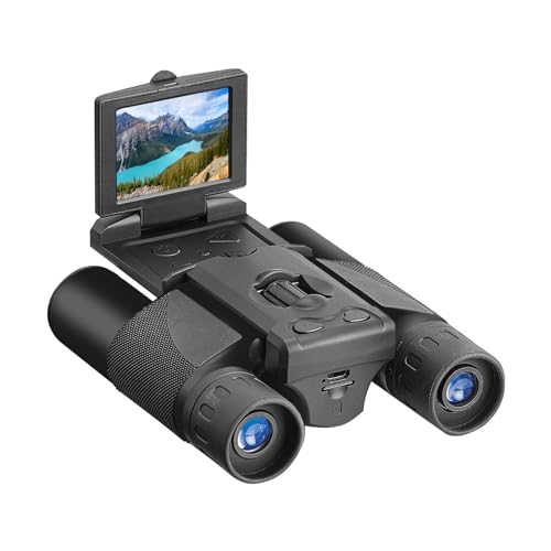 10x25 Binoculars with Camera, 2 LCD, 2.5K 48MP