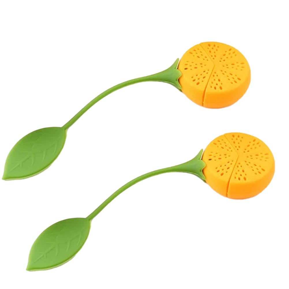 CTRLZS Loose Tea Leaf Strainer Silicone Tea Infuser Teapot Tool Teabag Kettle Ball Holder Spice Filter Tea Infuser Lemon