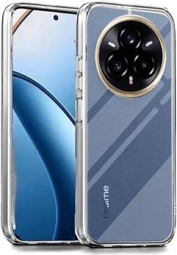 Image of for [Realme 14 pro] Case,[Realme 14 pro] Phone Back Case Cover Clear Transparent [1MM] TPU Shock-Absorption Flexible Cell Phone Cover for [Realme 14 pro] - Transparent