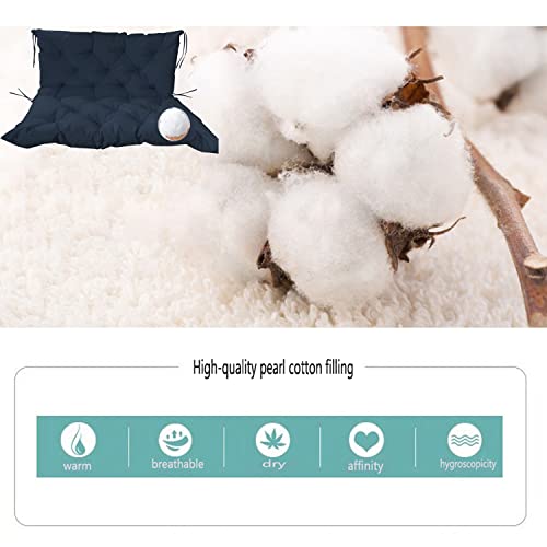 Coussin balancelle 3 places épais 10cm bleu pour remplacer une assise usée