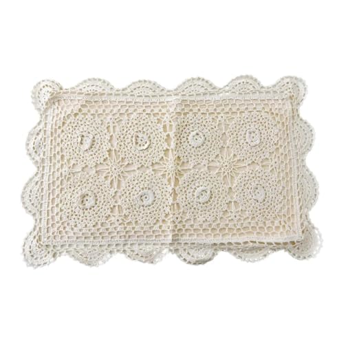 misppro 100% Cotton Creative Linens Pillowcase Crochet Embroidery 3D Lace