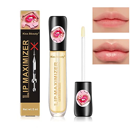 Cozzo Lip Plumper Vitamin E Plumping Lip Maximizer Serum Transparent Toot Lip Oil Plumper Lip Gloss Moisturizing Lips Plumper Instant Lip Care Product Reduce Fine Lines (1 PCS)