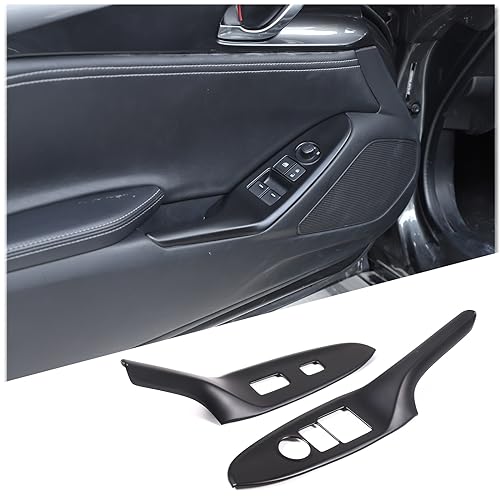 Cadre lève-vitre Mazda MX-5 en ABS noir mat look carbone chic