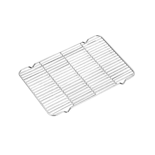Support de refroidissement en acier inoxydable et plaque gril argent