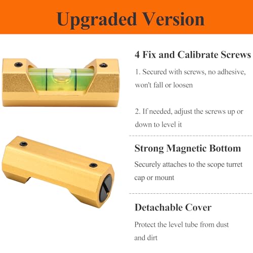 Image of Hawthy Scope Leveling Kit Scope Bubble Level Picatinny Scope Level Magnetic Level Tool Bubble Leveling System