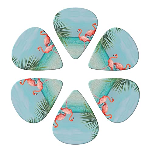 Flamingo In Water Lot de 6 médiators pour guitare acoustique, guitare électrique, basse, ukulélé – fins, moyens et épais… - Les Beatles, Paul McCartney, John Lennon, RIngo Starr, George Harrison Flamingo In Water Lot de 6 médiators pour guitare acoustique, guitare électrique, basse, ukulélé – fins, moyens et épais… – Image 5