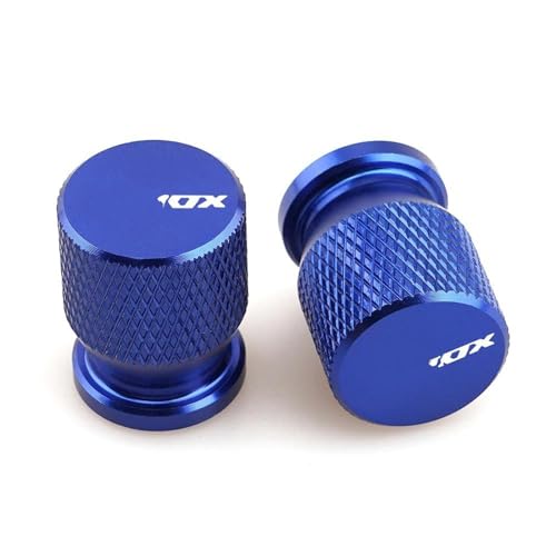 Ventileinsatzkappen Für Yamaha Für Aerox 155 50 50CC Universal Motorrad Zubehör Rad Reifen Ventil Kappen Air Port Stem Abdeckung Teile(Blu)