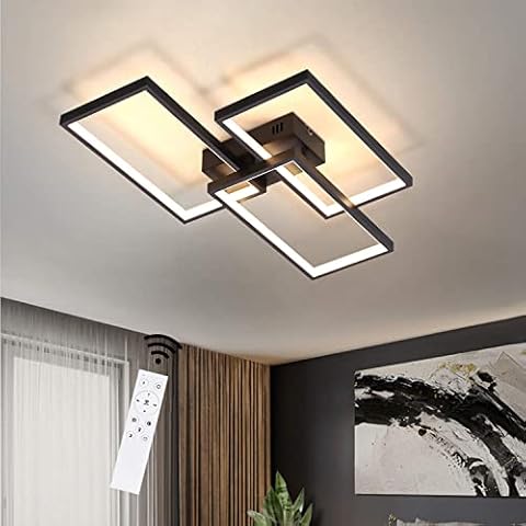 CBJKTX Deckenlampe LED Deckenleuchte dimmbar Cover