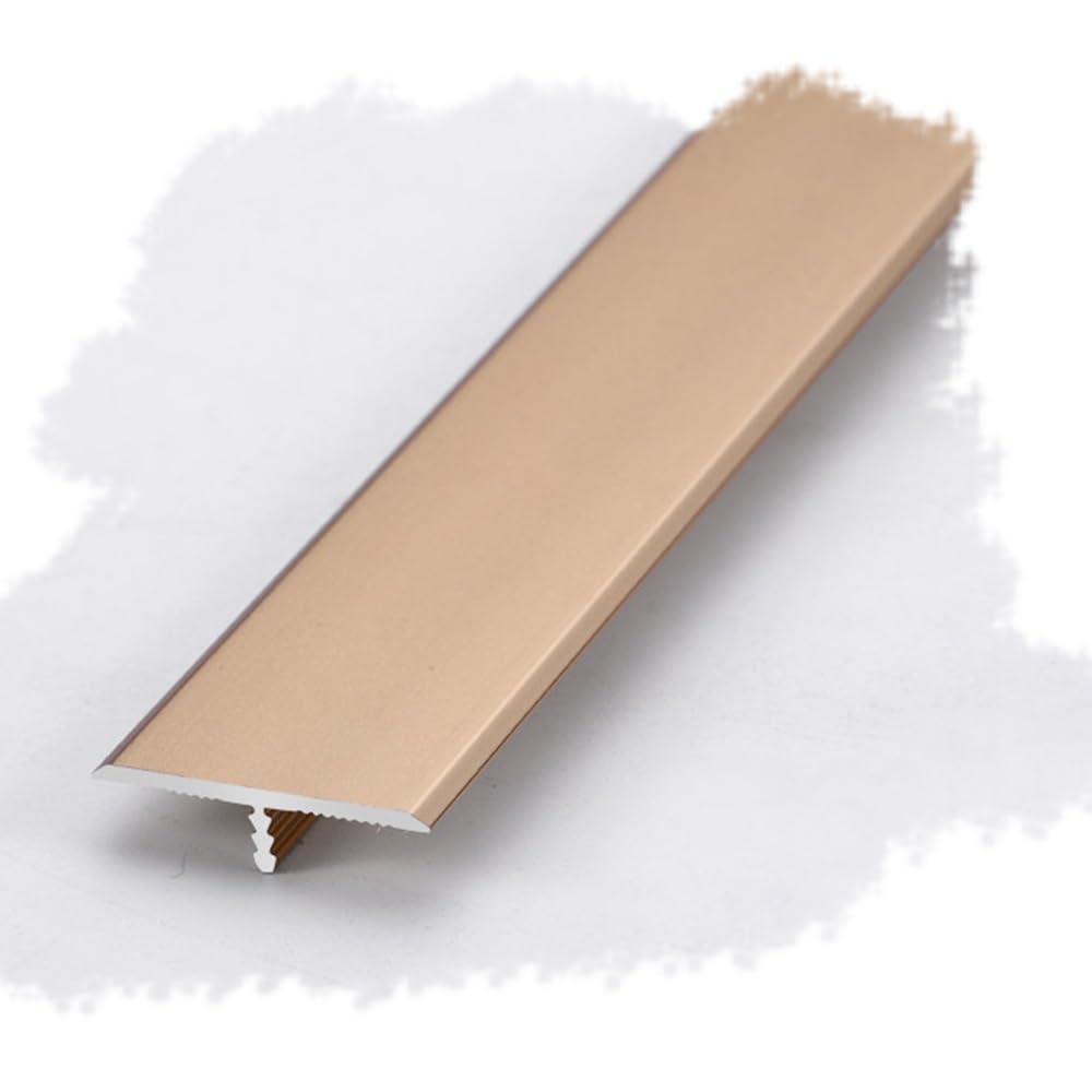 Barre de seuil en T résout l'écart entre carrelage et parquet avec l'alu or 90cm