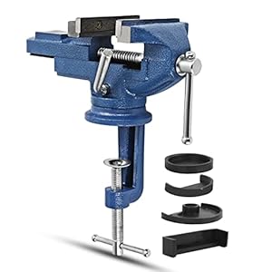 BALLSHOP Drehbarer 80mm Tischschraubstock