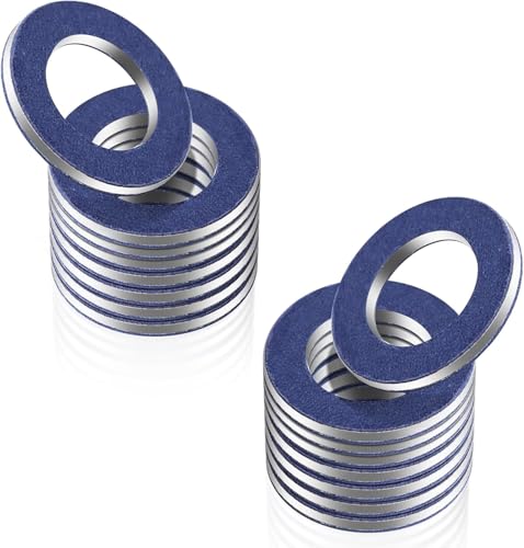 24pcs Aluminum Oil Drain Plug Gaskets for Toyota Lexus Scion