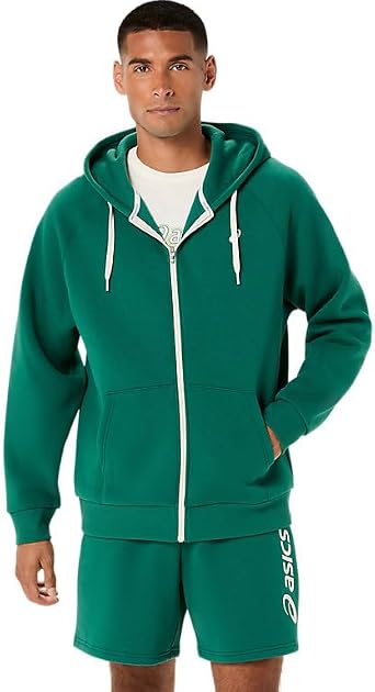ASICS Mens FLEECE FULL ZIP HOODIE Training Apparel