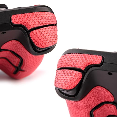 Image of TALONGAMES Controller Grips Compatible with Steam Deck OLED /Steam Deck Controllers, Anti-Slip, Sweat-Absorbent, Textured Skin kit, for Handle Grips, Buttons, Triggers, D-pad (Ultra - Red)