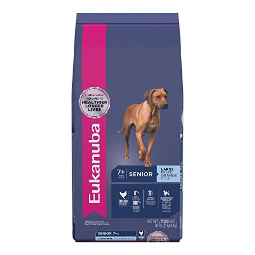 Eukanuba Senior Large Breed Dry Dog Food, 30 lb Bag