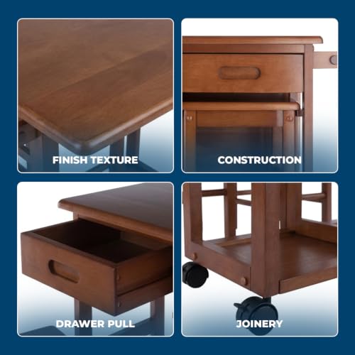 Image of Winsome Wood Suzanne Kitchen, Square, Teak
