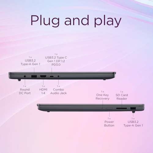 Lenovo Ideapad Slim 3 Notebook 15.3'' Ips Wuxga (1920X1200), Amd Ryzen 7 7735HS, Ram 16GB, 512GB Ssd, Windows 11 Home, Wifi 6 - Luna Grey - 7