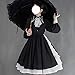 3 unids/Set Dark Light Lo Lolita Simplicity OP Palace Princess Dress Goth...