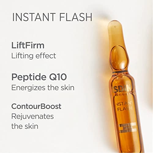 Isdin Isdinceutics Instant Flash Firming And Lifting Serum For Face With Antioxidants And Hyaluronic Acid - 5 Ampoules, 0.06Fl Oz X 5 #TOP4