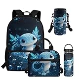 Ajuste perfecto para adolescentes de todas las edades: mochila para niñas con botella de agua de 17 pulgadas. Tamaño de la mochila: 28 x 13 x 44 cm. Tamaño de la bolsa de almuerzo: 23 x 13 x 21 cm. Tamaño de la botella de agua aislada: 23 x 13 x 21,5 cm. Tamaño de la botella de agua aislada: 7,64 x 21,5 cm. Alto cm 3L x 8.46 pulgadas de alto. Tamaño de la correa del soporte para botella de agua: 8 cm de largo x 19 cm de alto. Este versátil juego es adecuado para niños desde el jardín de infantes hasta la escuela secundaria, por lo que es un ajuste perfecto para todas las edades