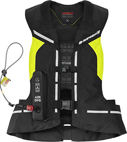 SPIDI Air DPS Gilet airbag (Black/Yellow,L)